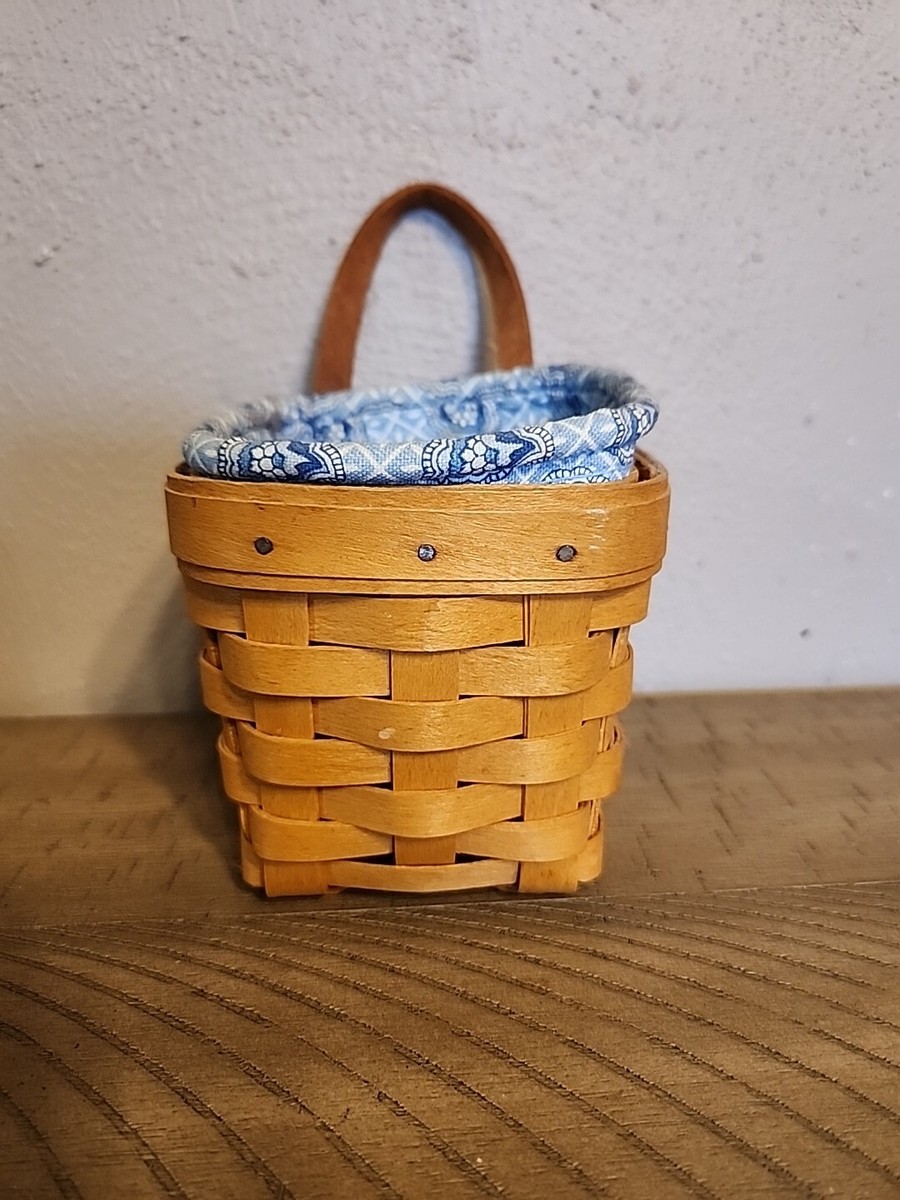 2000 Longaberger Basket with Blue Liner A7 | eBay