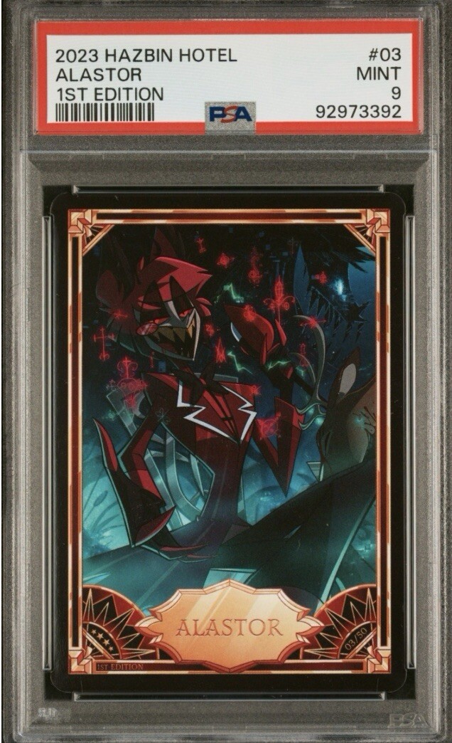 Hazbin Hotel Card - Alastor / Microphone - 1st Ed - PSA 9/10 | eBay