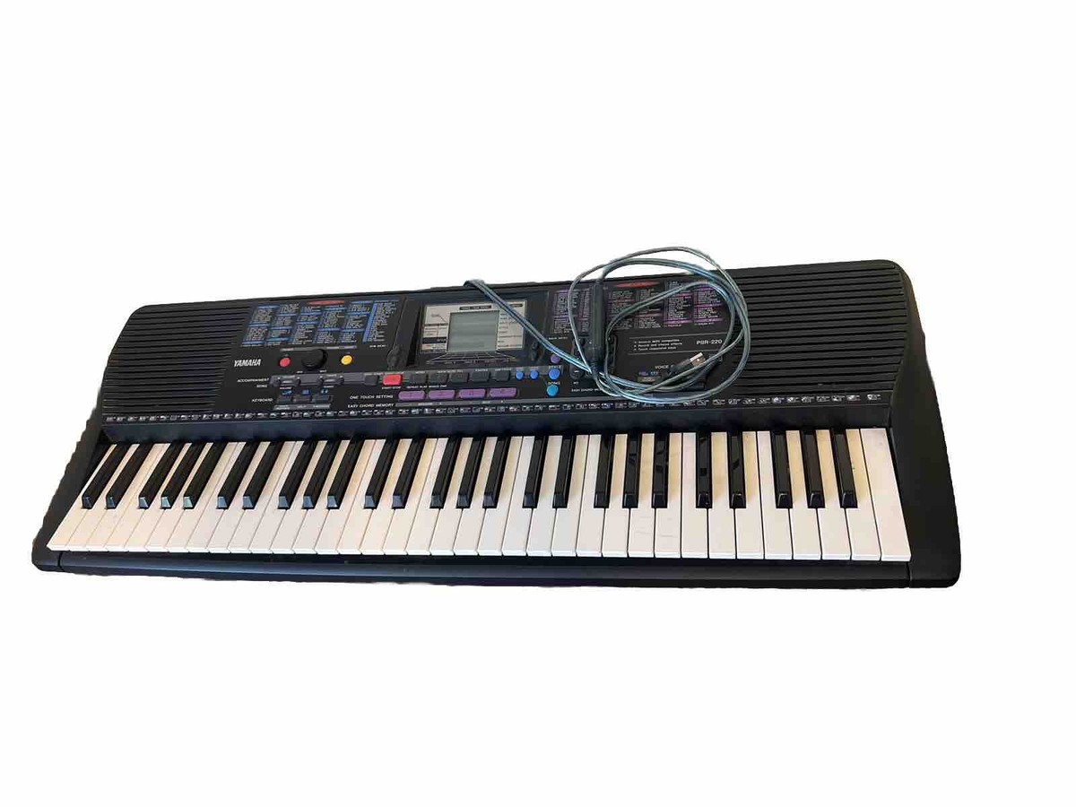 Yamaha Psr-220 Portatone Keyboard 61 Full Size Touch Sensitive