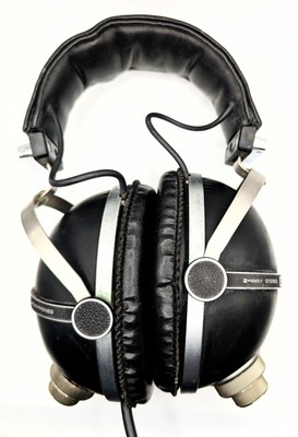 PIONEER SE-505 2 WAY HEADPHONES VINTAGE 1973 HIFI JAPAN TESTED