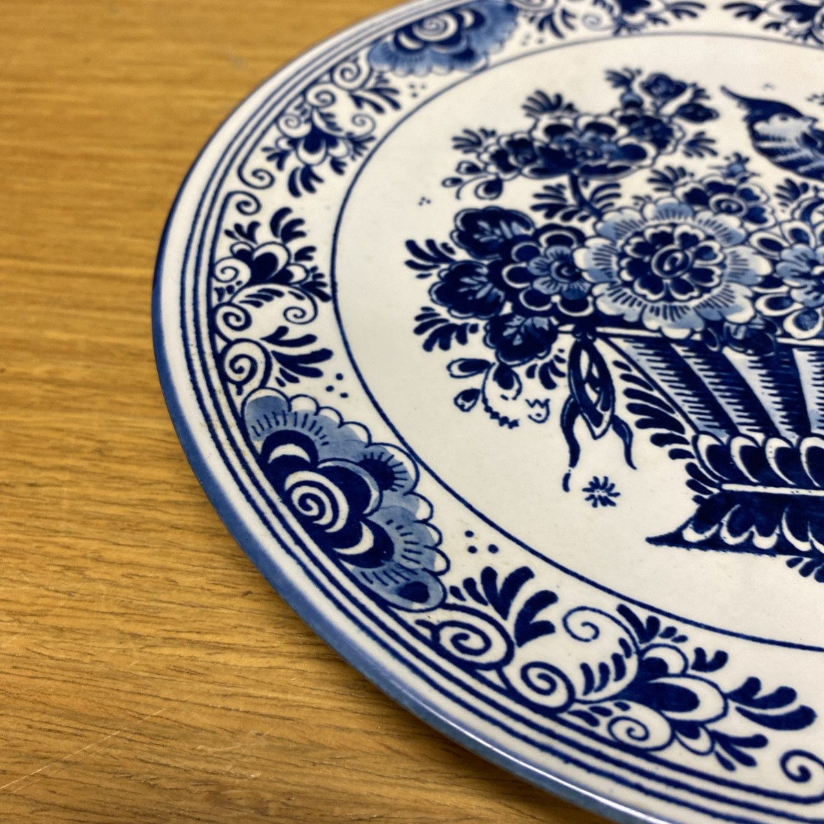 Vintage Delfts Handwerk Delft Made in Holland Blue & White 8 1/8