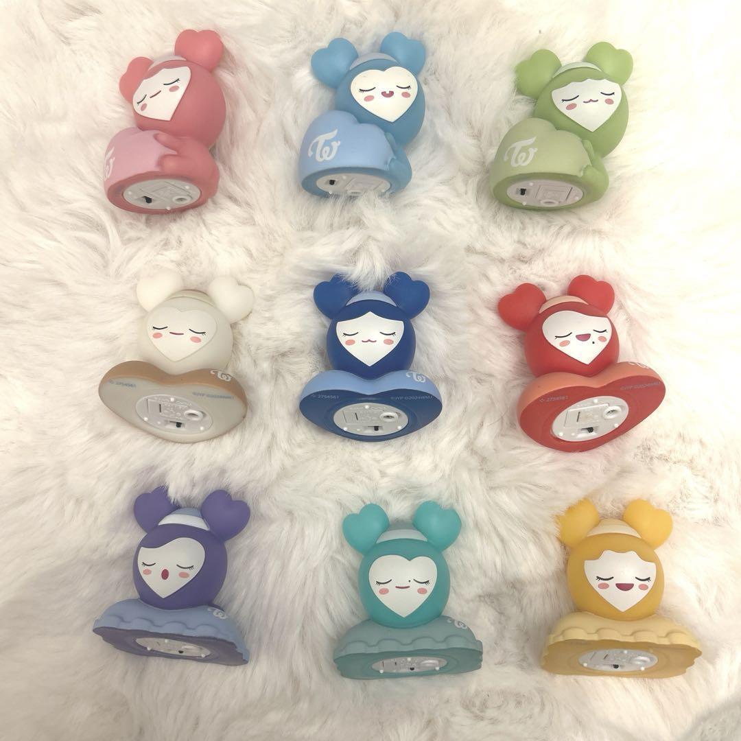 TWICE LOVELYS Good Night Light Mascot Complete 9 Set Gacha Capsule