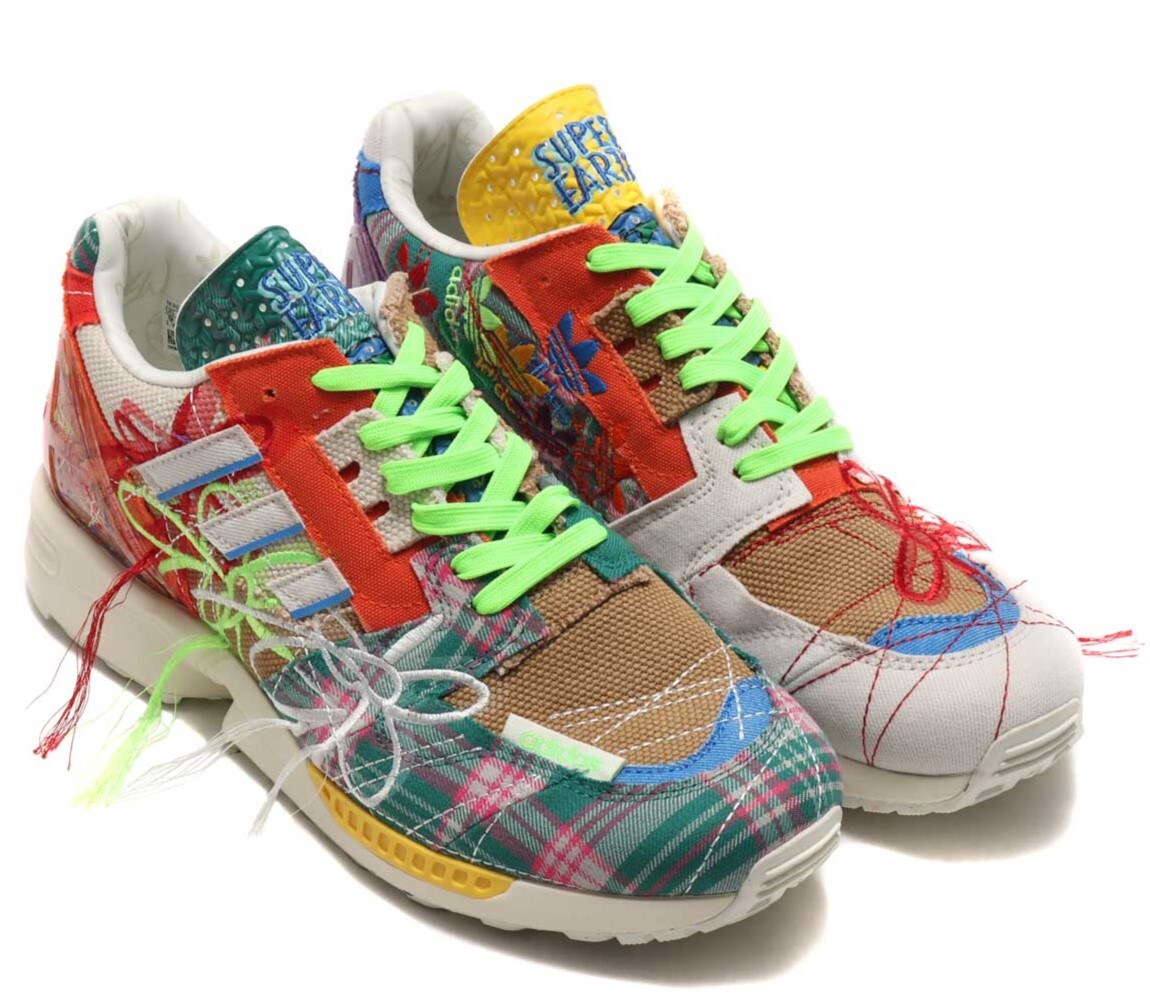 Adidas ZX 8000 Superearth x Sean Wotherspoon Off White/Blue/Red