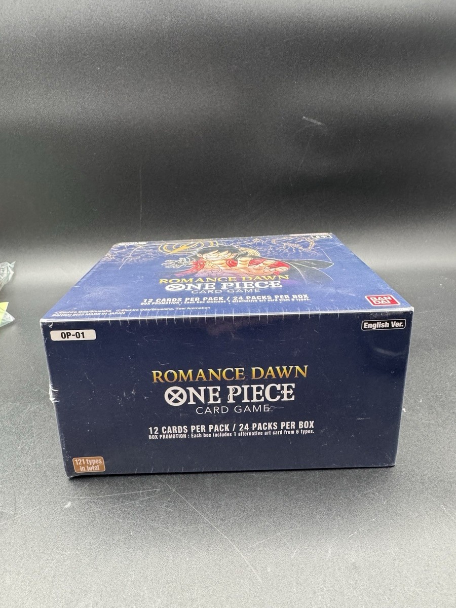 One Piece OP-01 Romance Dawn Booster Box BLUE BOTTOM English Wave
