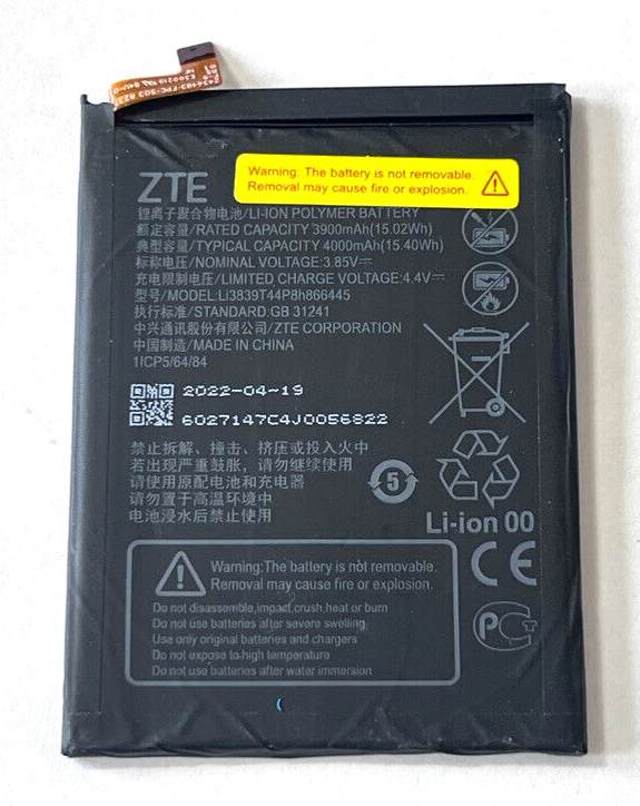 FOR ZTE ZMax 11 Z6251 Li-Ion Internal Battery Li3839T44P8h866445