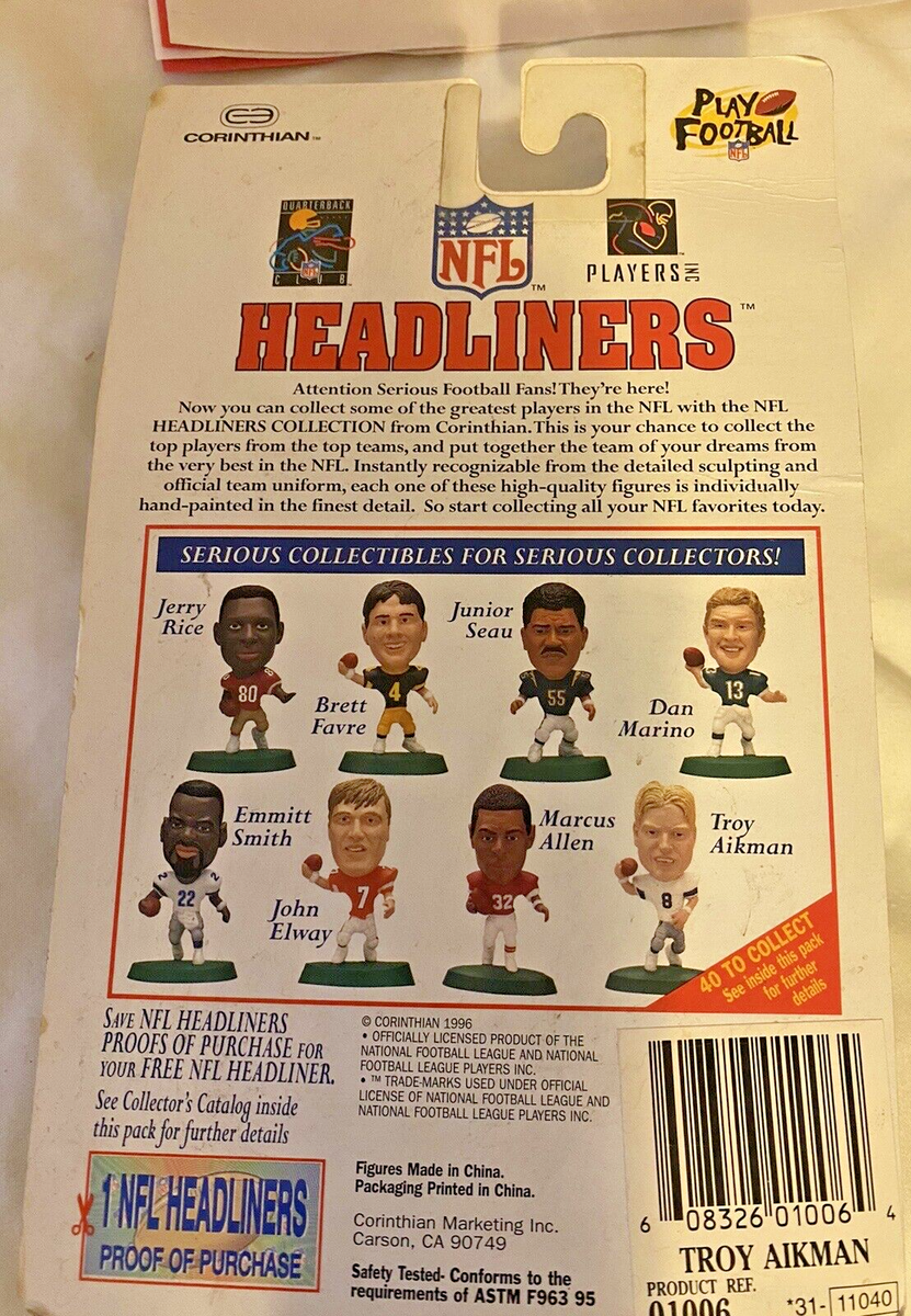 MOC Troy Aikman 1996 Corinthian NFL Headliners Dallas Cowboys