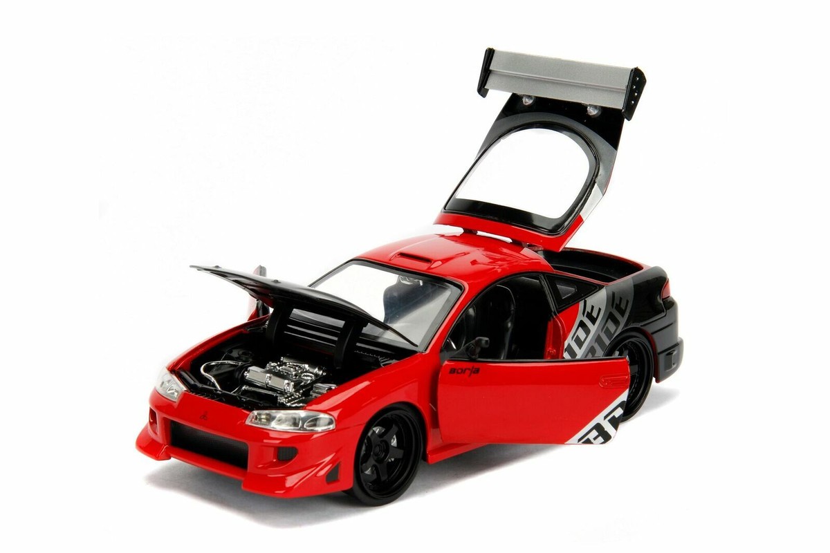 JADA JDM TUNERS 1995 MITSUBISHI ECLIPSE RED 1:24 DIECAST MODEL CAR