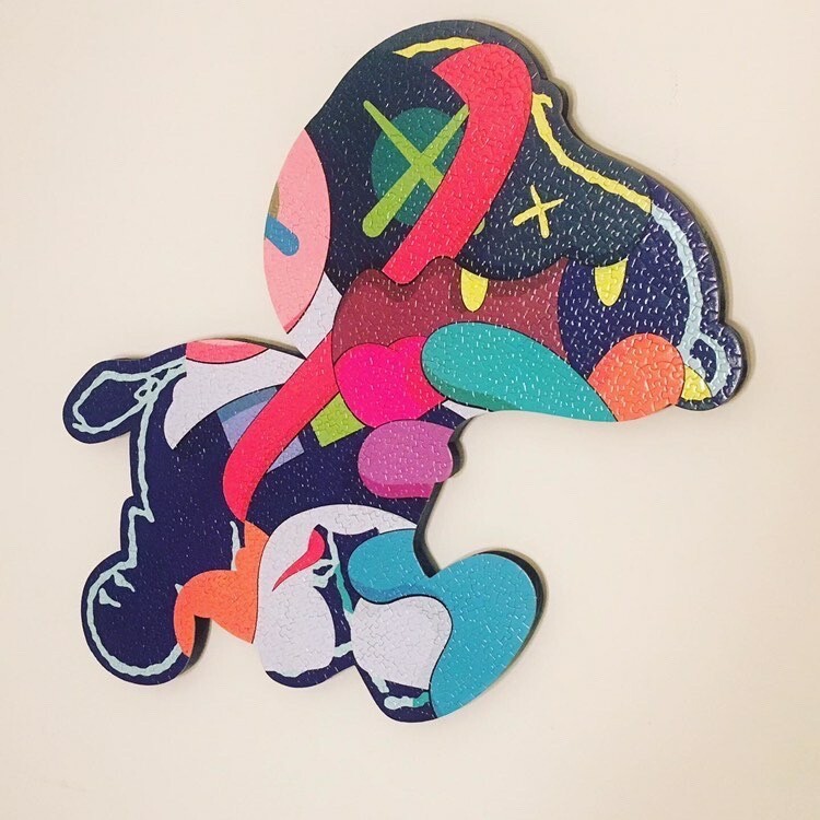 Kaws Puzzle Custom Wood Frame - Stay Steady - SINGLE FRAME | eBay