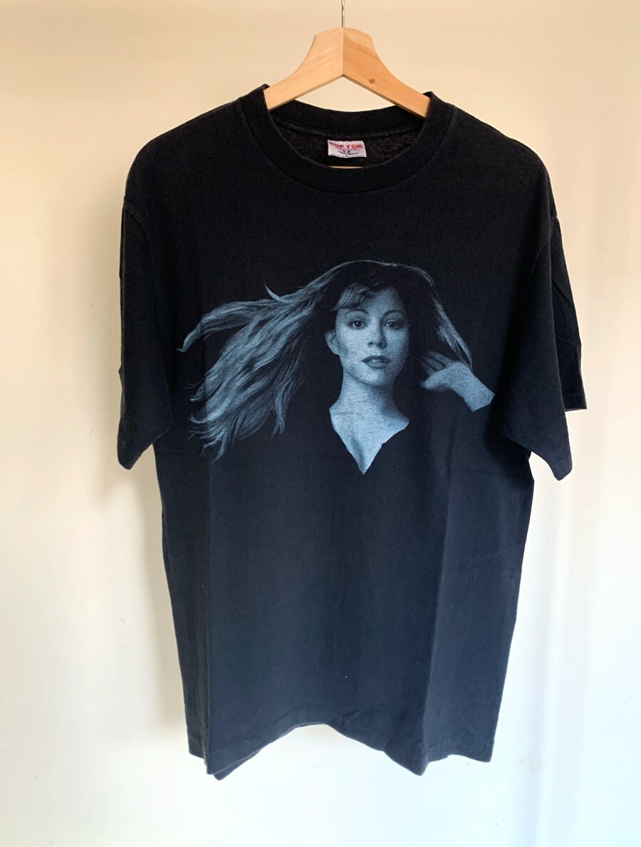 Rare Vintage 90s Mariah Carey Japan Daydream Tour T Shirt Softee L