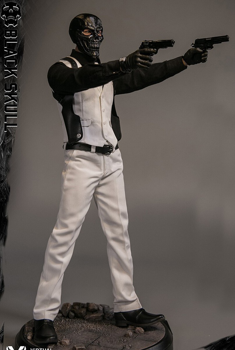 VTS TOYS 1/6 Black Skull Action Figure Collection In Stock | eBay