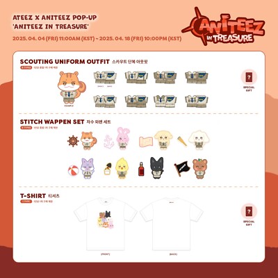 ON HAND ] ATEEZ X ANITEEZ POP-UP STORE [ ANITEEZ IN TREASURE