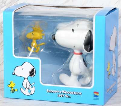 MEDICOM SNOOPY & WOODSTOCK VINYL COLLECTIBLE DOLL VCD FIGURE