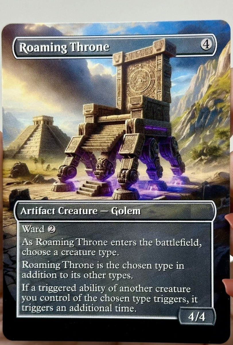 Roaming Throne Proxy Card with Custom designed art | eBay