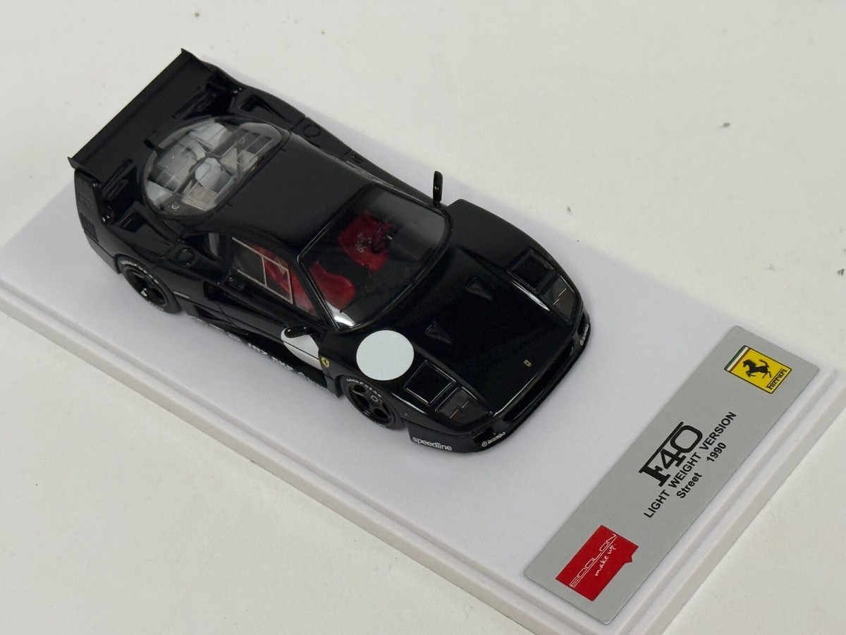 1/43 Eidolon Make up Ferrari F40 Light Weight Version in Black