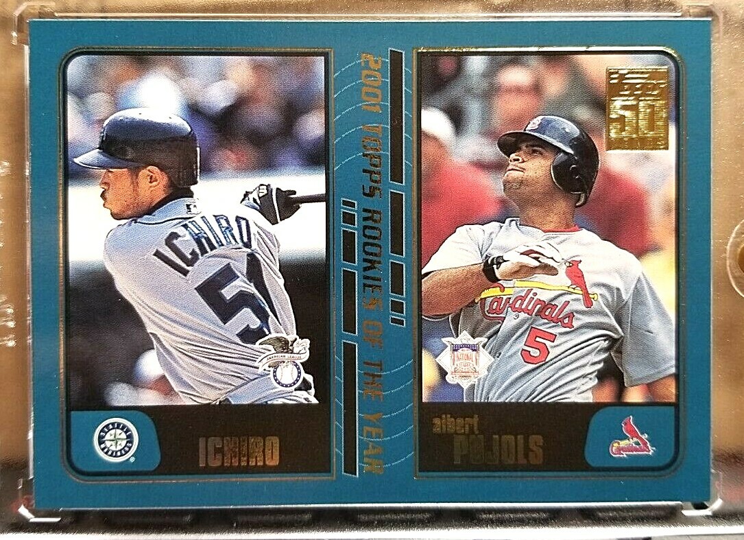 Ichiro Suzuki 2001 Topps Traded #T99 Rookies of the Year (w/A