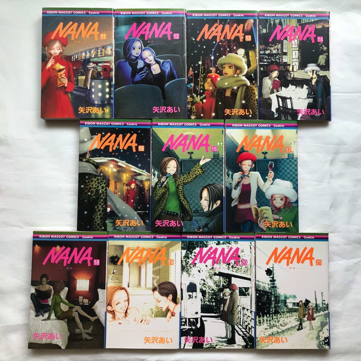 NANA [ in Japanese ] Vol. 1-21 Complete Set Manga Comics Ai Yazawa