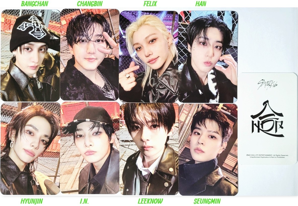 STRAY KIDS HOP OFFICIAL PHOTOCARD -ALADIN -JYP -SOUNDWAVE -YES24