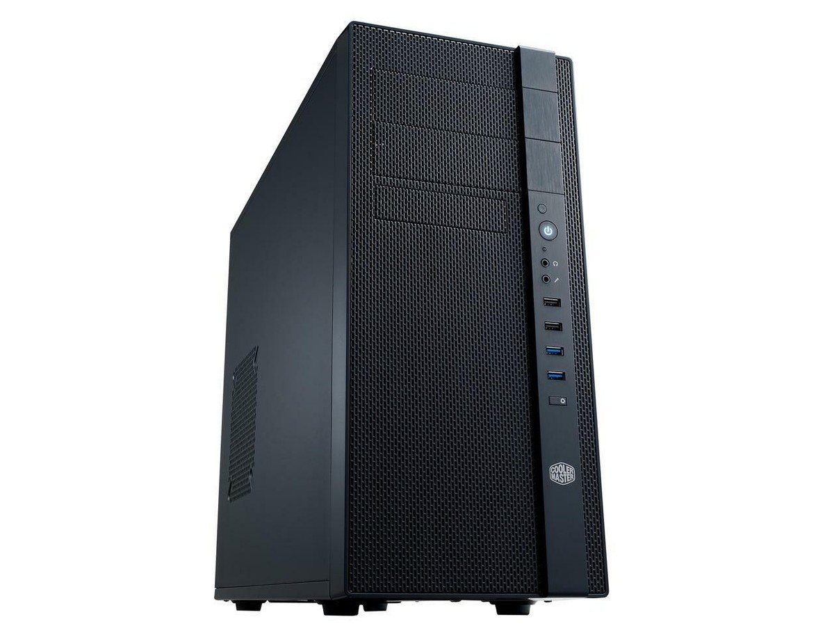 Cooler Master N400 ATX Tower with Front Mesh Ventilation, Minimal