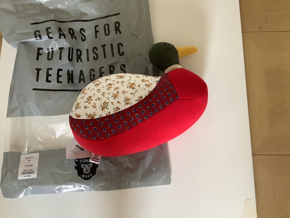 AUTHENTIC HUMAN MADE PATCHWORK DUCK PLUSH DOLL NEW STUFFED ANIMAL