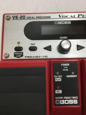 Boss VE-20 Vocal Effector Performer Vocal Processor Multi-Effects