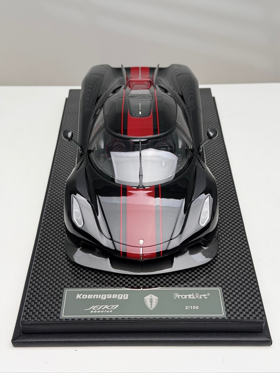 Koenigsegg Jesko Absolut (Jet Black) [FrontiArt] 1/18 scale | eBay