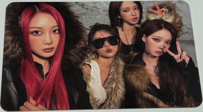 aespa Dirty Work Dirty Japan Crew Ring Ver. Official Photocard