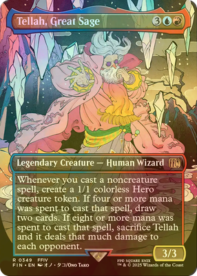 MTG FOIL Tellah, Great Sage (Full Art ) English | eBay