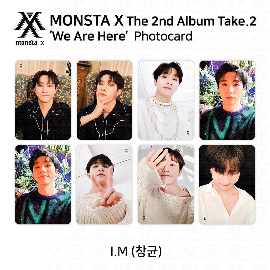 MONSTA X 2nd Album Take 2 We Are Here Official Photocard I.M IM