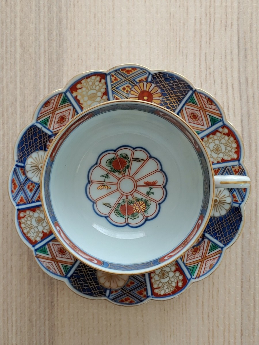 大聖寺伊万里焼青花五彩瓷奇玉宝鼎之珍Japanese Imari Wucai Blue