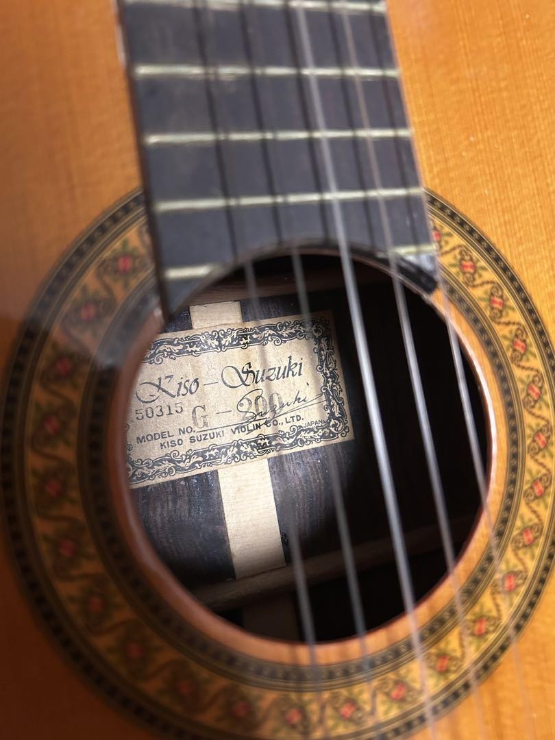 Kiso Suzuki Violin G-200 Classical Acoustic Guitar Used From Japan
