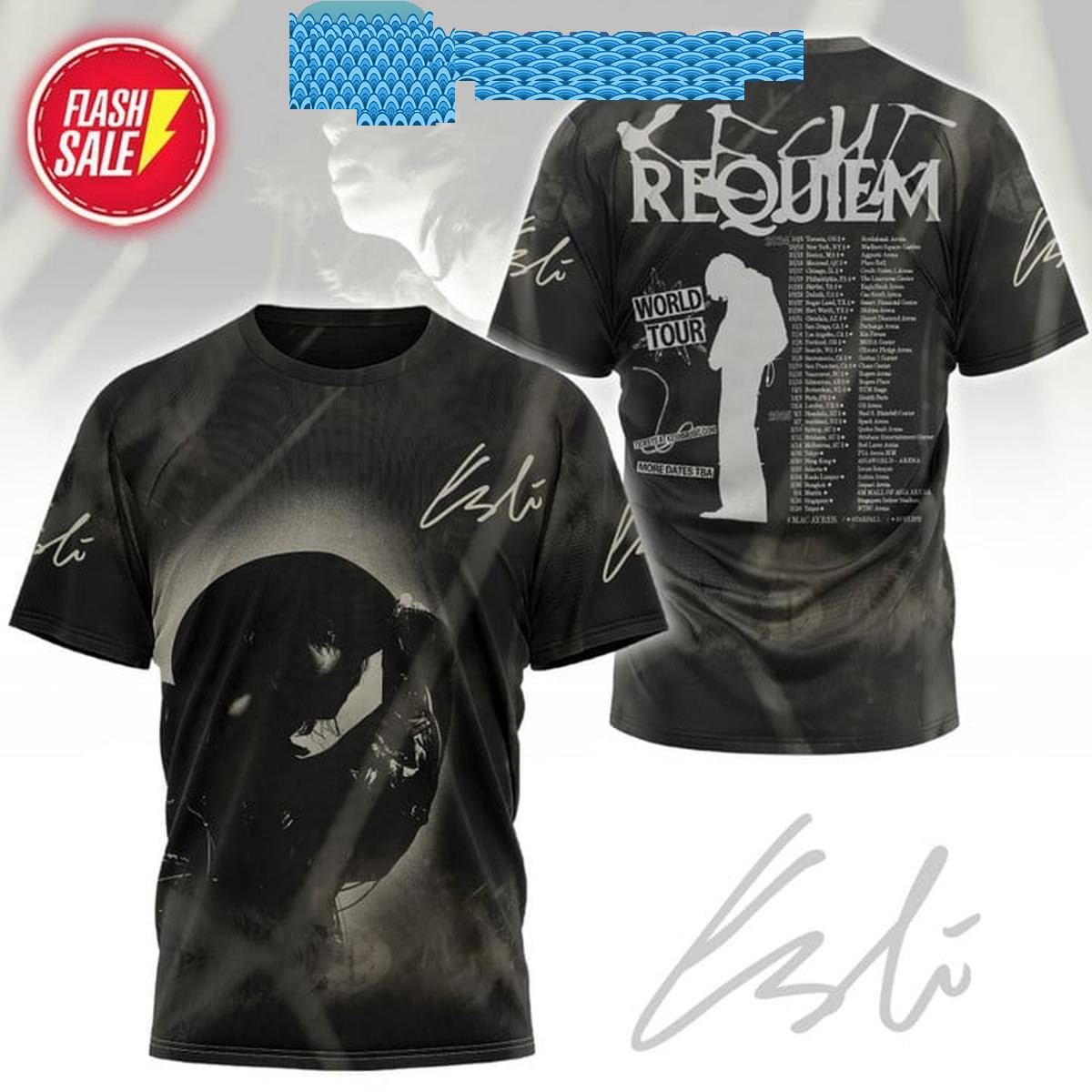 Keshi Requiem World Tour 2024 Hoodie T-Shirt | eBay