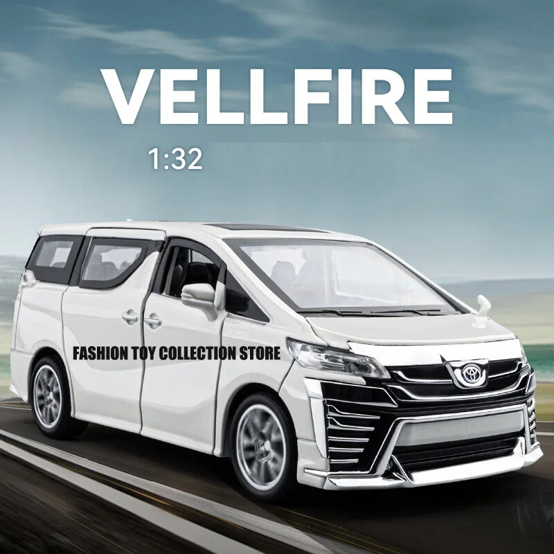1:32 Toyota VELLFIRE MPV Alloy Car Model Diecast Toy Vehicle w