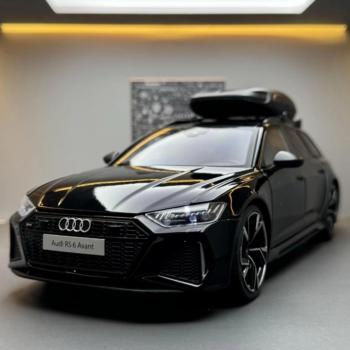 Audi RS6 car model Black 1:18 Super Edition | eBay