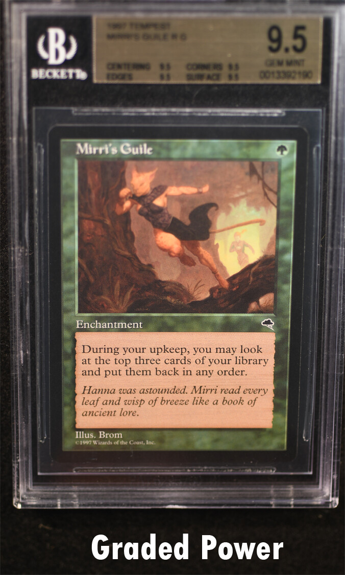Tempest Mirri's Guile BGS 9.5 (2190) Magic MTG | eBay