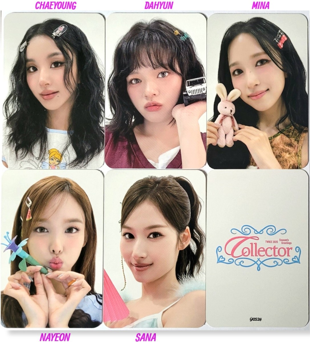 TWICE 2025 SEASONS GREETINGS COLLECTOR OFFICIAL PHOTOCARD -JYP