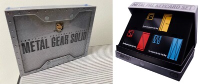 Metal Gear Solid Snake Limited Pal Link Key Card x3 Figure Box SET