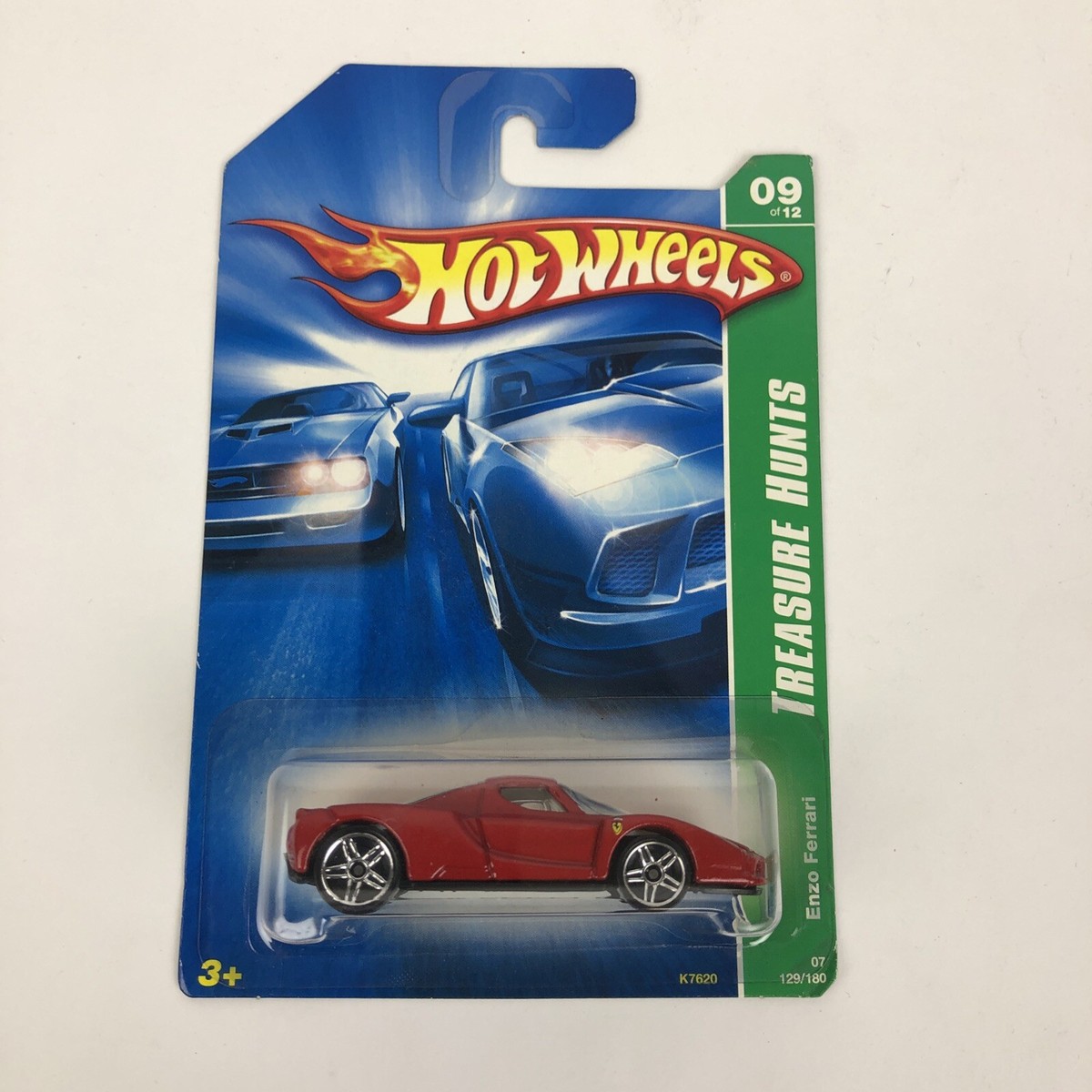 2006 HOT WHEELS ENZO FERRARI REGULAR TREASURE HUNT RED SEATS Black