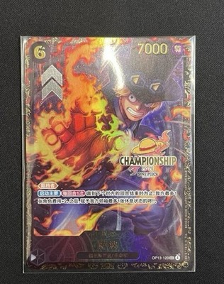 One Piece Card Sabo OP13-120 SEC Championship 25-26 Promo Chinese