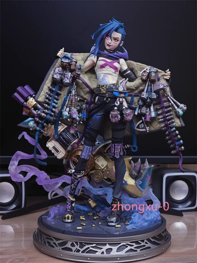 1/7 Scale 12'' Arcane：League of Legends Jinx Figure Statue Model