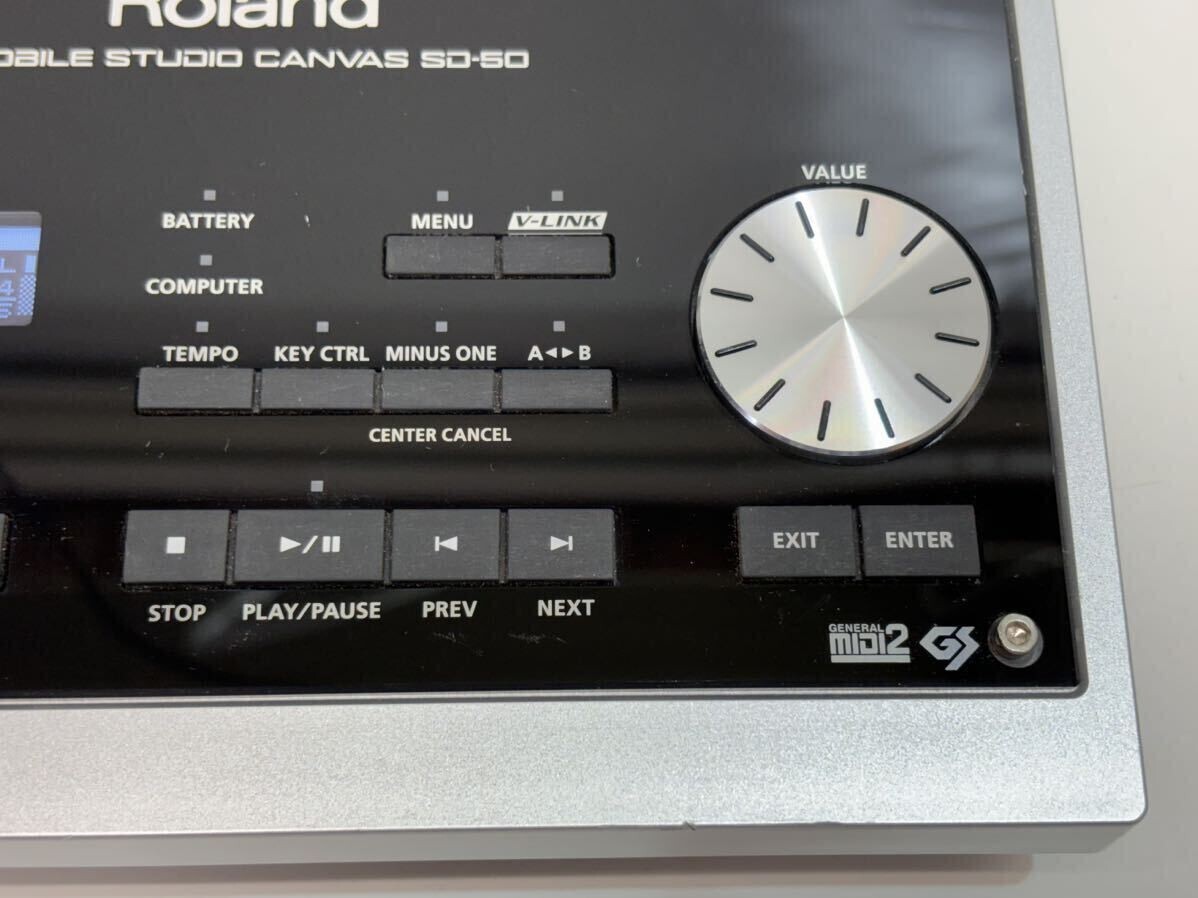 Roland SD-50 Mobile Studio Canvas MIDI Sound Module MIDI Interface