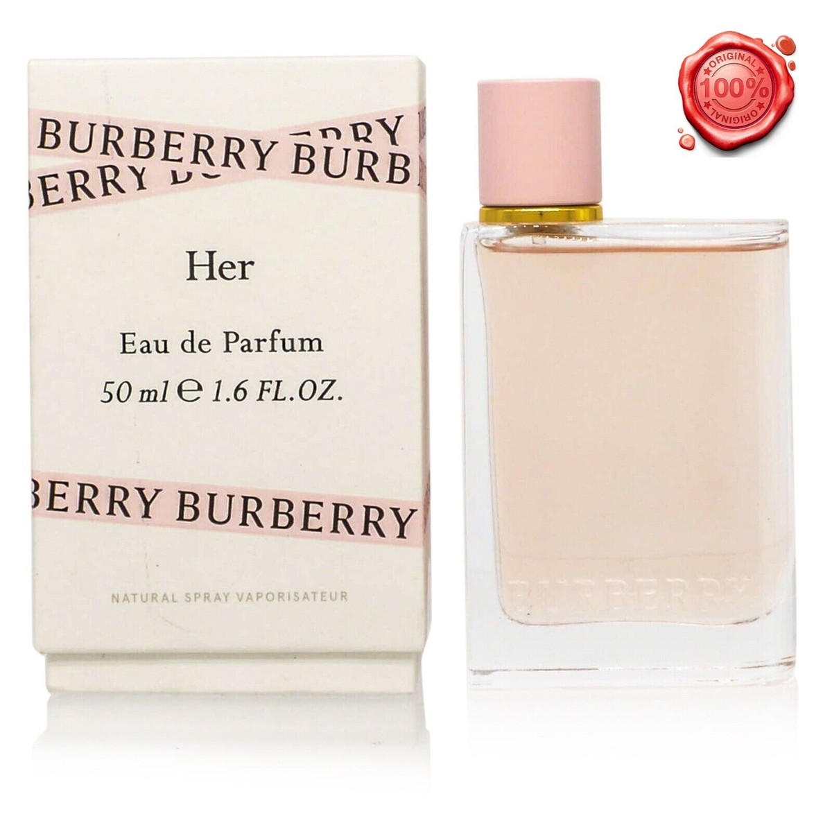 BURBERRY HER EAU DE PARFUM 1.6 OZ (50 ML) NATURAL SPRAY -NEW | eBay