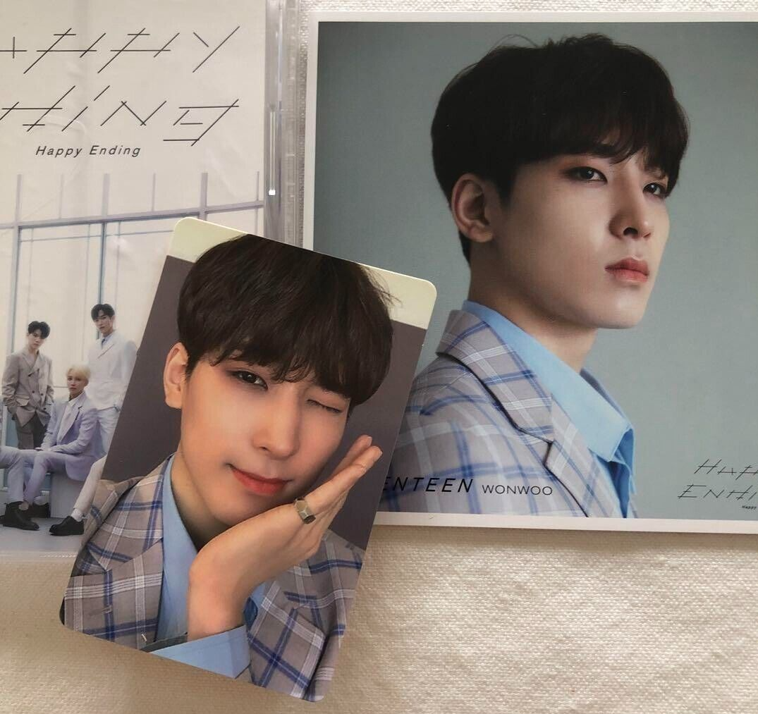 SEVENTEEN WONWOO Happy Ending Normal ver. CD + Photocard + HMV