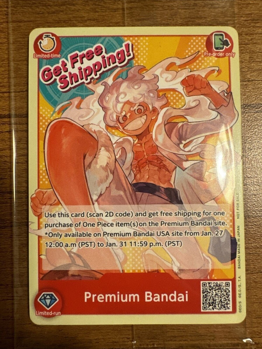 ONE PIECE CARD GAME MONKEY.D.LUFFY PREMIUM BANDAI CARD GAMES FEST