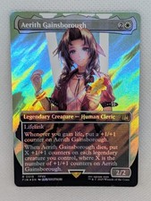 Aerith Gainsborough (Borderless) (Surge Foil) Final Fantasy Foil