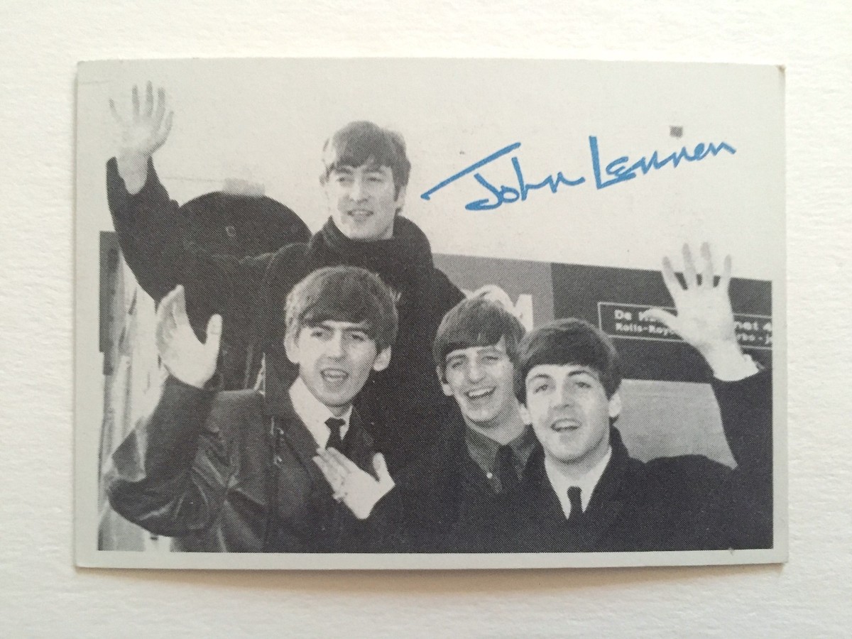 VINTAGE 1964 TOPPS BEATLES 3RD SERIES B&W SIGNATURE TRADING CARDS