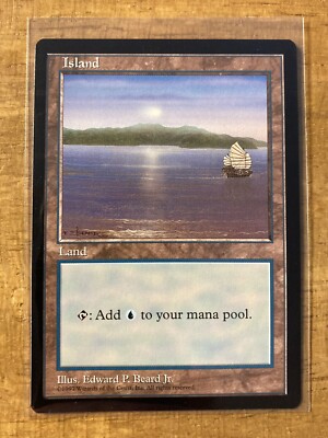 MTG✨APAC Land Promo ISLAND Hong Kong 🇭🇰 RED✨MINT Rare UNPLAYED