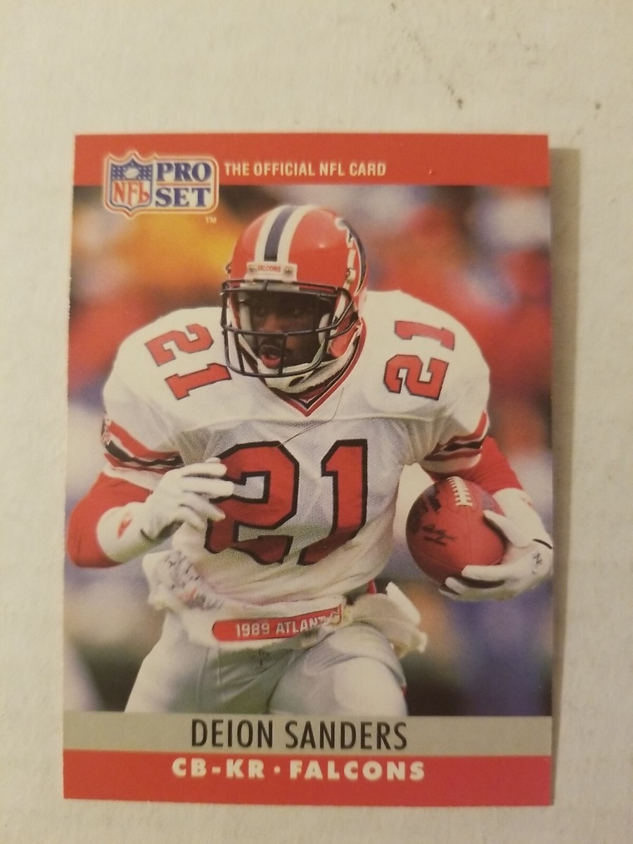 1990 Pro Set Football Card - #36 Deion Sanders - Atlanta Falcons