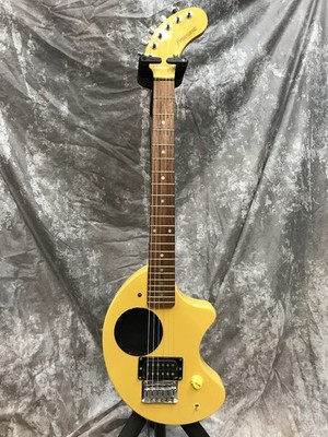 USED】Fernandes ZO-3 Electric Guitar Yellow Built-In Amplifier JP