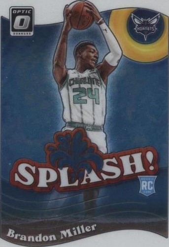 2023-24 Donruss Optic Brandon Miller Splash! Rookie RC #11