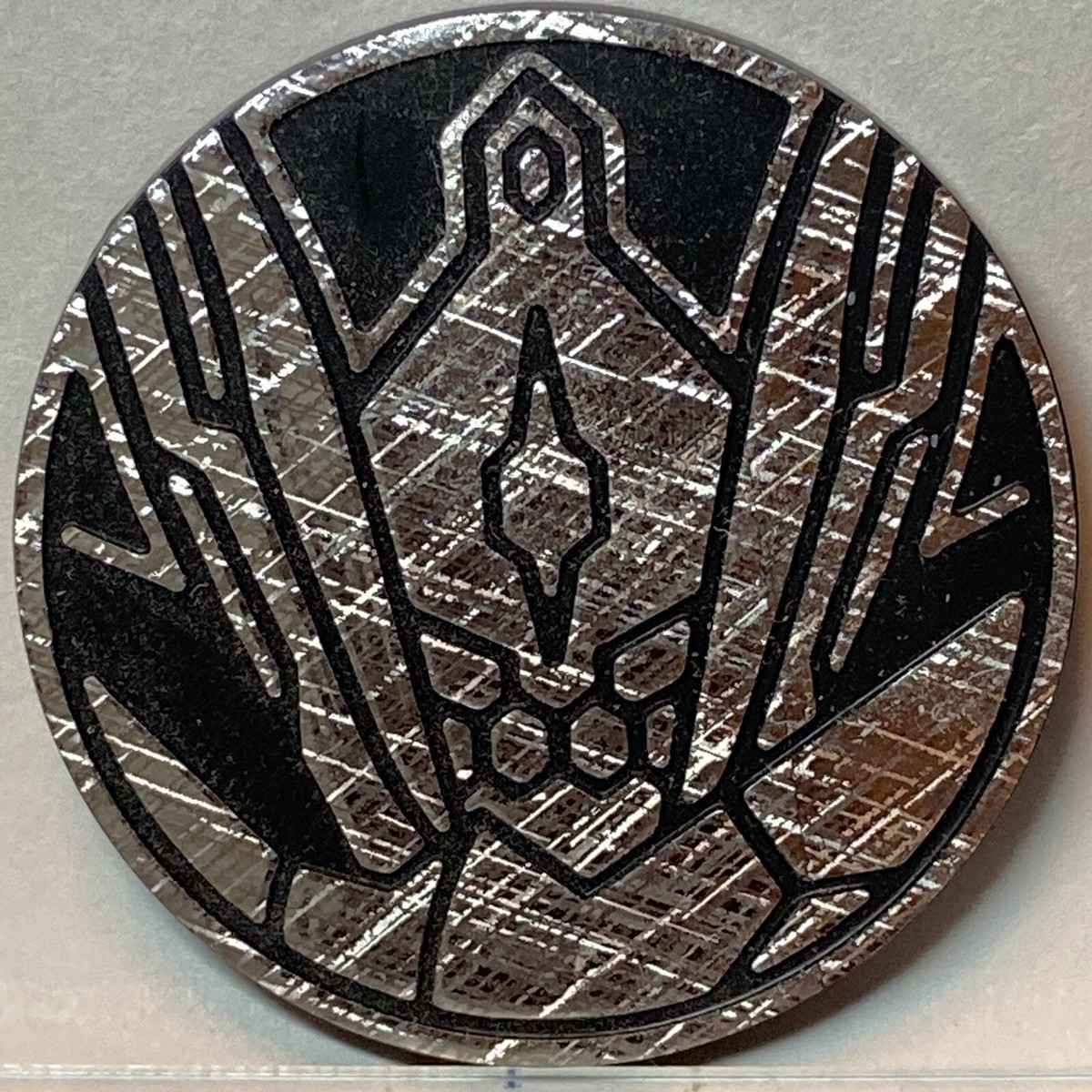 Pokemon Trading Card Games Zygarde Silver Plastic Medal Japanese